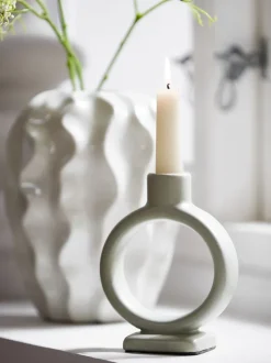 Lysestage THORSTEN B6xL11xH15cm grøn