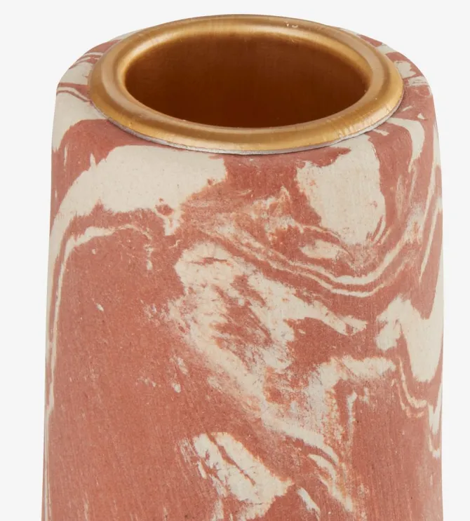 Lysestage URBAN Ø7xH10cm terrakotta