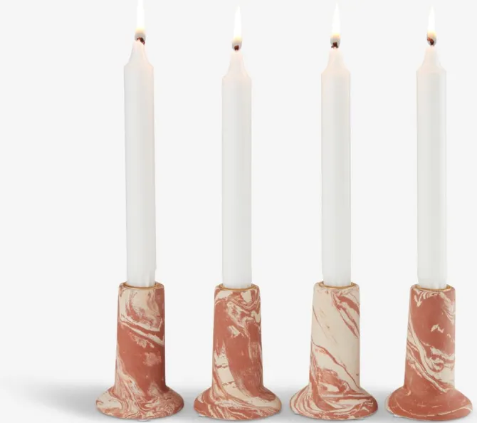 Lysestage URBAN Ø7xH10cm terrakotta