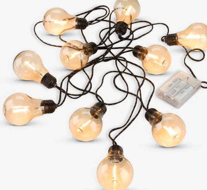 Lyskæde ASHEIM L480cm m/timer