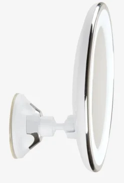 Makeupspejl VEDDIGE m/LED Ø20xH22cm hvid