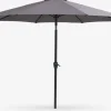 Markedsparasol AGGER Ø300 mørkegrå