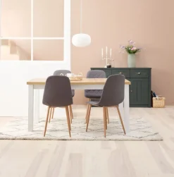 MARKSKEL L150/193 bord + 4 JONSTRUP asfalt/eg