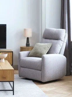 Massagestol VONSILD lysegråt stof