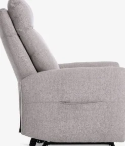 Massagestol VONSILD lysegråt stof