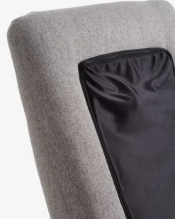 Massagestol VONSILD lysegråt stof