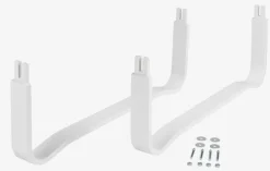 Meder 90cm hvid 2 stk