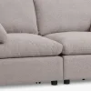 Modulsofa LUNDBY 2-pers. sandfarvt stof