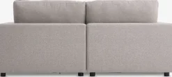 Modulsofa LUNDBY 2-pers. sandfarvt stof