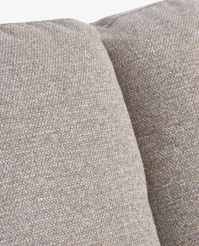 Modulsofa LUNDBY 3-pers. sandfarvet stof