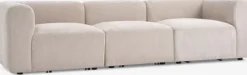 Modulsofa SKEJBY 3-pers. sandfarvet stof