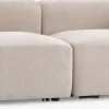 Modulsofa SKEJBY 2-pers. sandfarvet stof