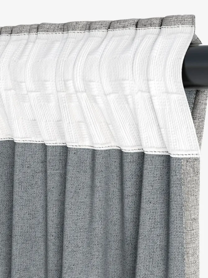 Mørklægningsgardin LEKA 1x140x300 grå