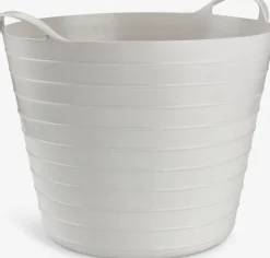 Opbevaringsbalje BENDIK Ø38xH34 25L lysegrå