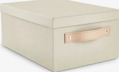 Opbevaringsboks FJORDUR B23xL33xH14cm khaki