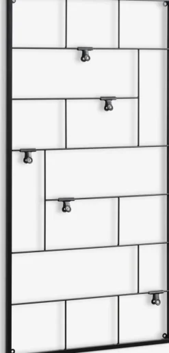 Opslagstavle STOUBY 55x105 sort