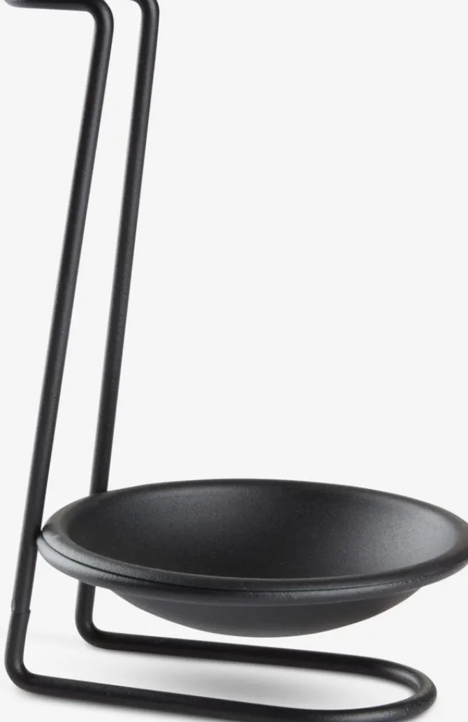 Opvaskebørsteholder ARNT Ø11xH18 cm sort rustfrit stål