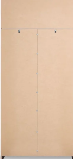 Overskab FANDRUP 97x41 2 låger lys eg