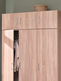 Overskab FANDRUP 145x41 3 låger lys eg