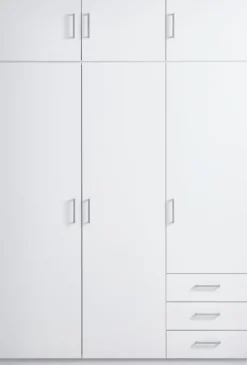 Overskab FANDRUP 145x41 3 låger hvid