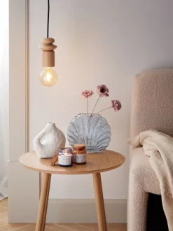 Pendel ASMIND Ø8xH13cm træ