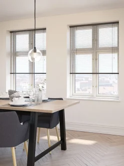 Persienne BRU 80x160cm aluminium grå