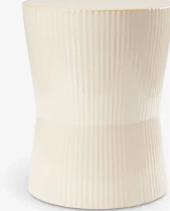 Piedestal SIGMUND Ø23xH30cm creme