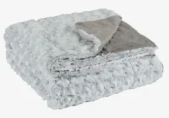 Plaid KONGSSPIR 140x200 grå