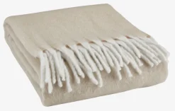 Plaid TUSENFRYD 130x180 beige