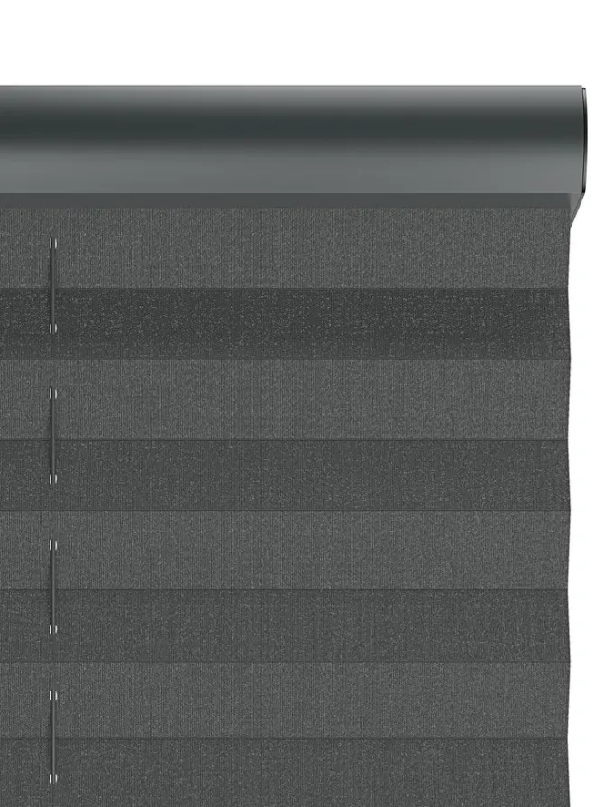 Plisségardin HOVDEN 80x160 grå trådløst