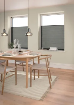 Plisségardin HVEN 60x130cm grå up/down