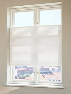 Plisségardin HVEN 60x130cm hvid up/down