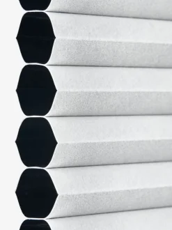 Plisségardin mørklægning FUR 80x130cm hvid honeycomb