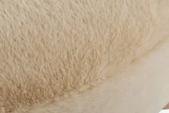 Puf RAMSDAL Ø70 beige teddy/egefarve