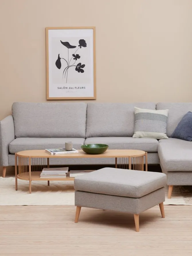 Pyntepude BERGFLETTE 45x45 grøn/blå