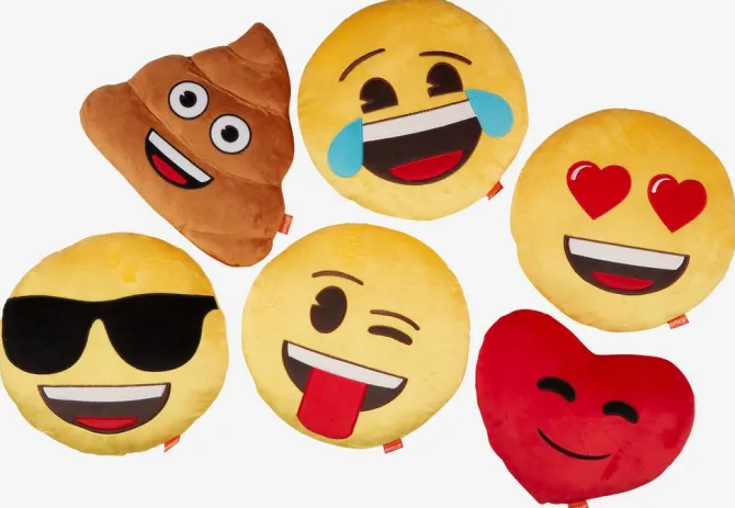 Pyntepude EMOJI Ø35 assorteret