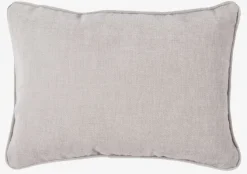 Pyntepude HORNFIOL 35x50 chenille lysegrå