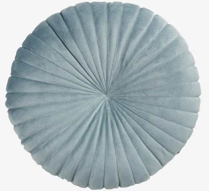 Pyntepude KUGLEASK Ø40 blå