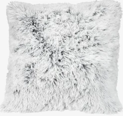 Pyntepude LOTUS 50x50 hvid/grå