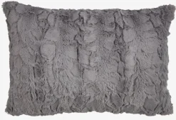 Pyntepude MYGGBLOM 35x50 grå