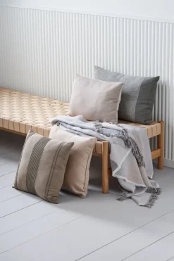 Pyntepude NATTLILJA 45x45 brun