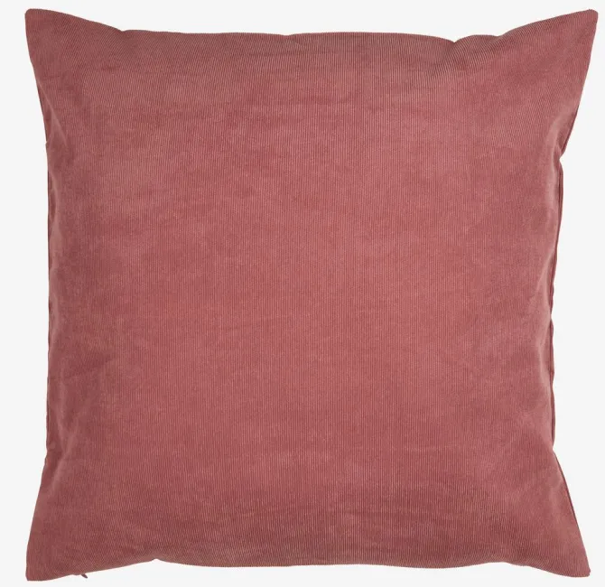 Pyntepudebetræk DUSKULL 50x50 rosa