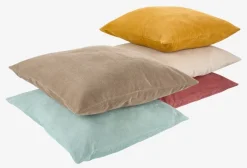 Pyntepudebetræk DUSKULL 50x50 rosa