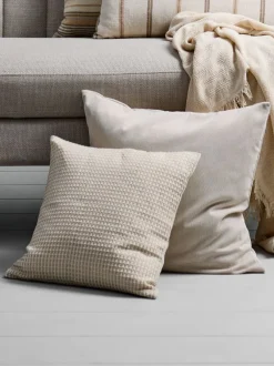 Pyntepudebetræk KORNBLOMST 40x40 beige