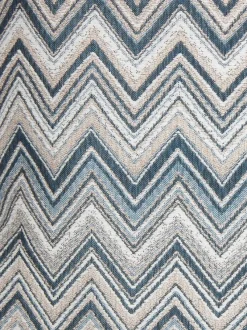 Pyntepudebetræk MARIGRAS 50x50 blå/grå