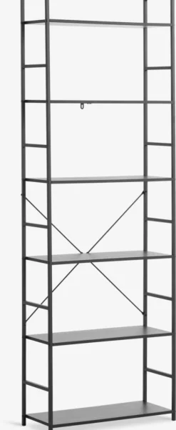 Reol ASTRUP 6 hylder sort