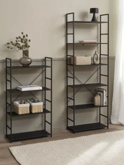 Reol ASTRUP 6 hylder sort