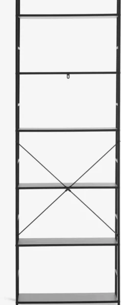 Reol ASTRUP 6 hylder sort