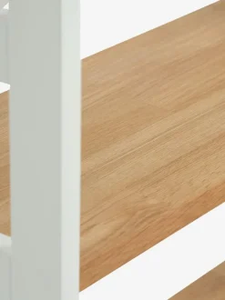 Reol INTRUP bred 3 hylder hvid/eg