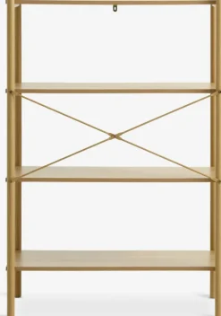 Reol LINDVED 4 hylder egefarve